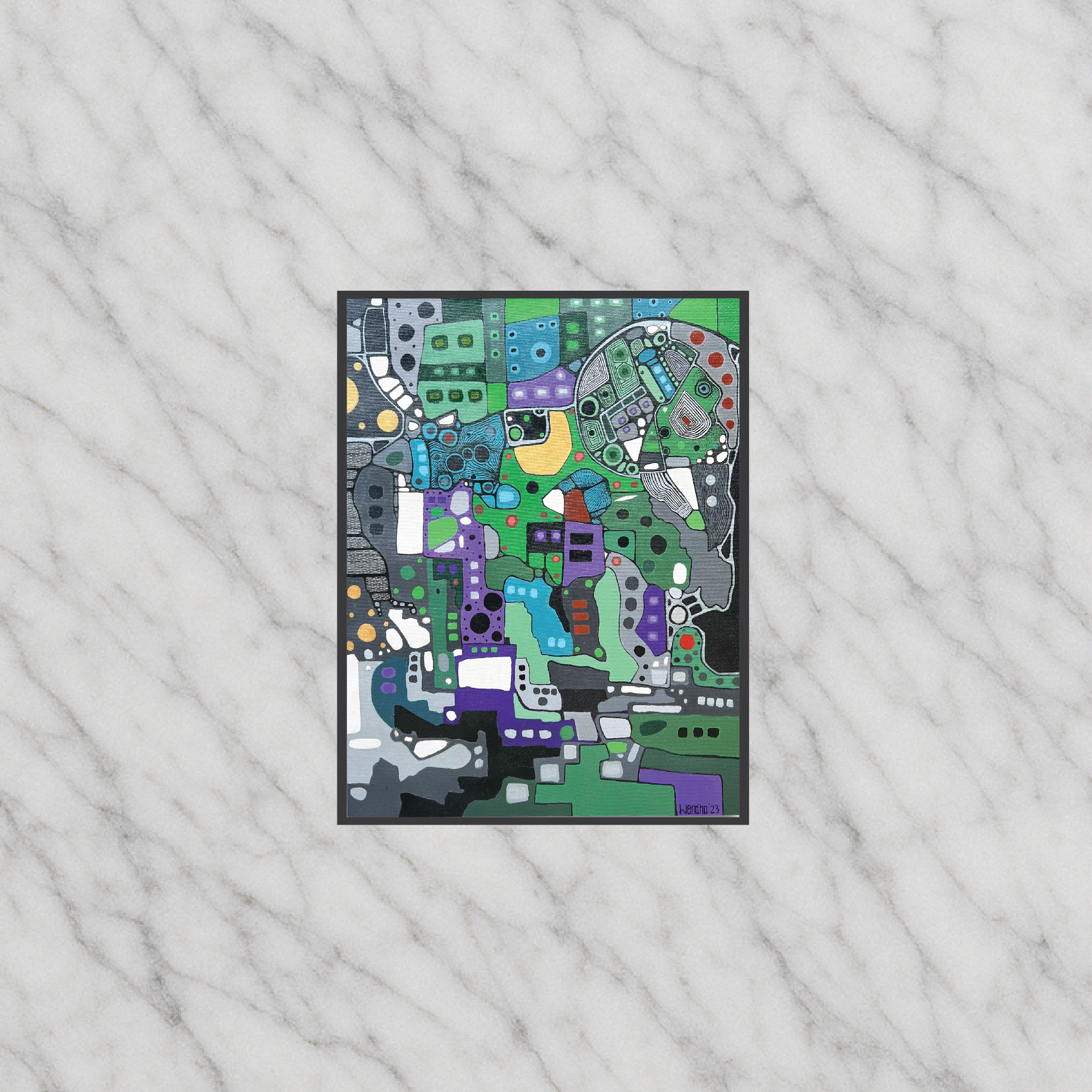 The Metamorphic Mirror: Series Mosaic of The Self by Wendha A.S.