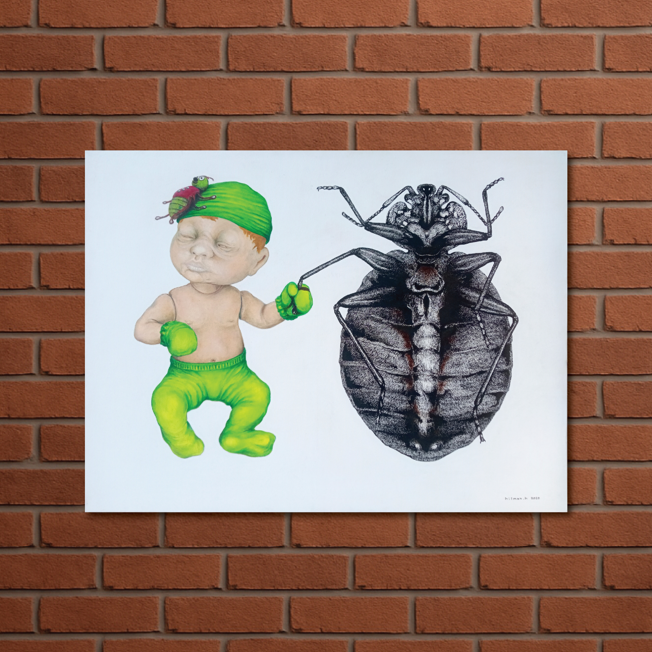 one BED with BUG by Hilman Hendarsyah